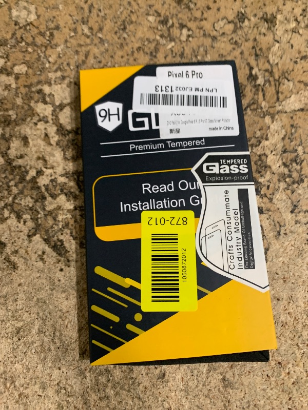 Photo 1 of [2+2 Pack] for Google Pixel 6 Pro Screen Protector, 9H Tempered Glass, Ultrasonic Fingerprint Compatible, 3D Curved, HD Clear Scratch Resistant for Google Pixel 6 Pro 5G Glass Screen Protector