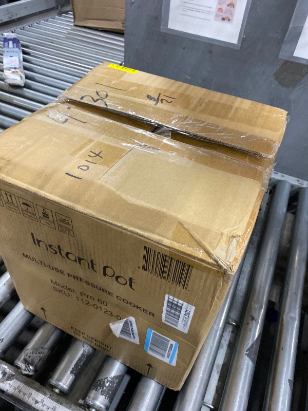 Photo 1 of Instant Pot Pro 10-in-1 Pressure Cooker, Slow Cooker, Rice/Grain Cooker, Steamer, Sauté, Sous Vide, Yogurt Maker, Sterilizer, and Warmer, Includes App With Over 800 Recipes, Black, 6 Quart