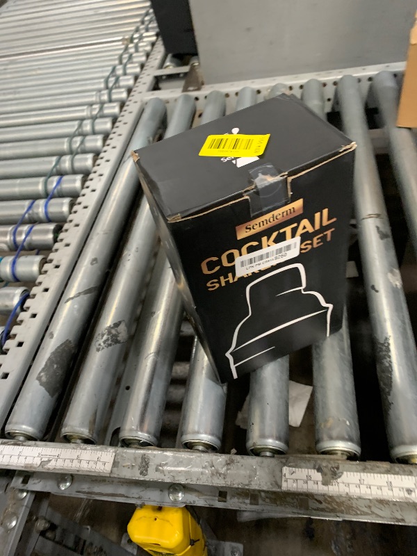 Photo 1 of Cocktail Shaker Set, Mixology Bartender Kit 10-Piece Bar Tool Set with Stylish Bamboo Stand, Bar kit: Matini Shaker Mixing Spoon Muddler Jigger Cocksrew for Barware Set