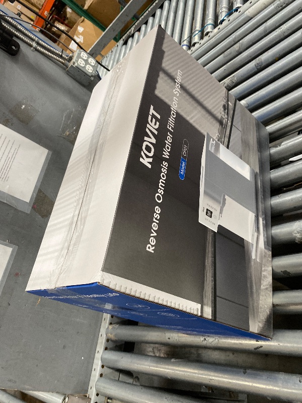 Photo 1 of (used item) KOVIET CF01 Reverse Osmosis Countertop Water Filter, 8 Stage Nano RO Water Filtration System, Home Water Purifier, 4:1 Pure to Drain Ratio, No Installation Required, Grey