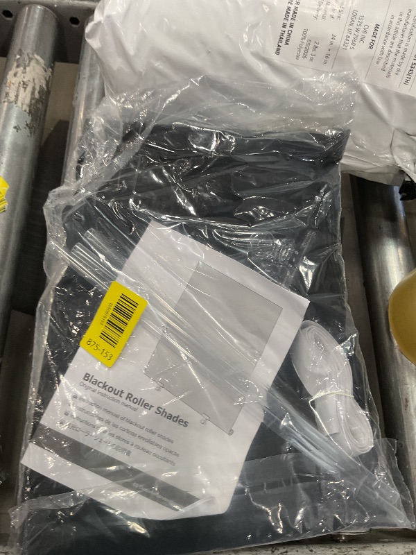 Photo 1 of LazBlinds 100% Blackout Roller Shades, No Tools No Drill Cordless Blinds for Windows, Thermal Insulated UV Protection Privacy Window Shades for Bedroom (36''W x 72''H, Black)