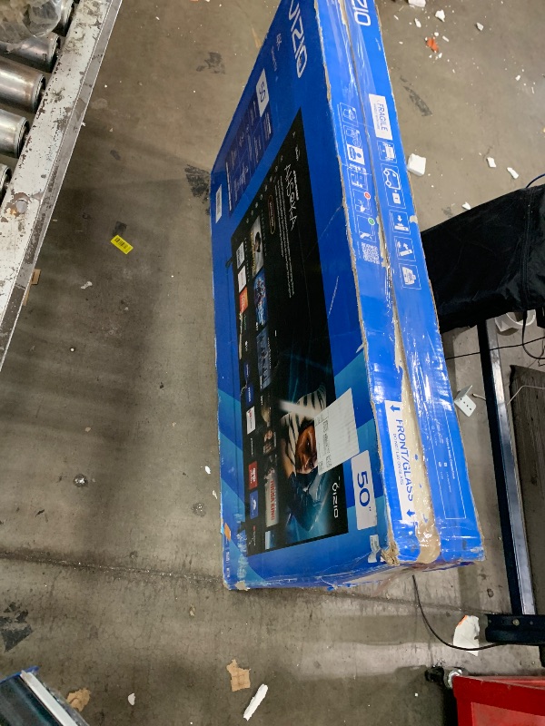 Photo 1 of **Broken!!!**VIZIO V-Series 50 Inch 4K UHD LED Smart TV, Bluetooth Capable, with Dolby Vision HDR HDR10+ HLG, DTS Virtual X, Wifi 6 Dual-Band, HDMI VRR and IQ Active (V4K50C-0809) (Renewed)