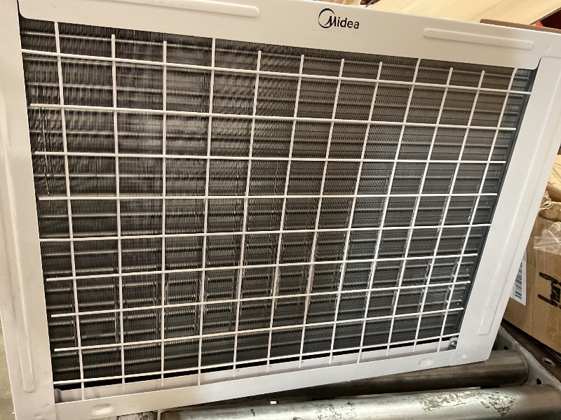 Photo 5 of Midea 24,000 BTU Smart Inverter Window Air Conditioner with APP, Alexa Control, 230V AC Unit Cools up to 15,00 Sq. Ft, Quiet Operation, Energy Saving, Remote & Easy Installation Kit, White