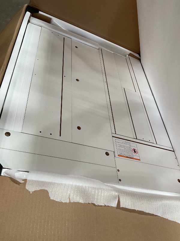Photo 1 of ***INCOMPLETE***The dressing table set comes with a power socket, a light bulb and a mirror, 7 storage drawers, 7 storage drawers with a hair dryer stand, making it a perfect Christmas gift for girls and ladies