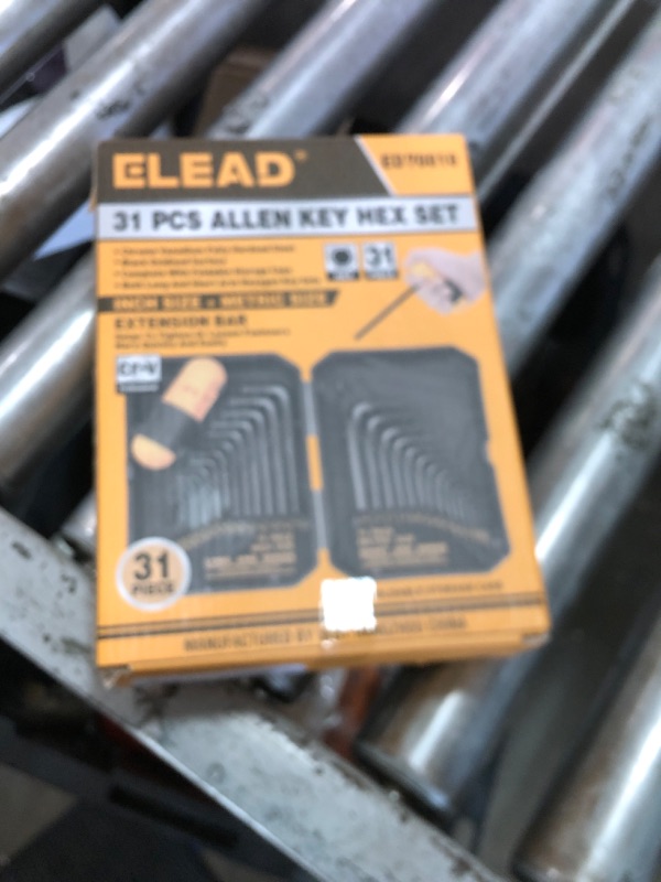Photo 1 of 31-Piece Hex Key Set - Allen Wrench Set, SAE and Metric Allen Keys MM(0.7mm-10mm) SAE(0.028"-3/8) Heat-Treated, Torque Handle, High Leverage, Long & Short Keys, Easy Organization