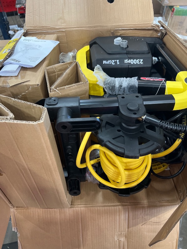 Photo 1 of *******************Item does not work. Also has a broken hose connection.****************
Kärcher Pressure Washer K2300PS, CETA Certified, 4 Spray Nozzles, Detergent Tank, Hose Reel, for Cars, Driveways, Siding, Patios, 1.2 GPM