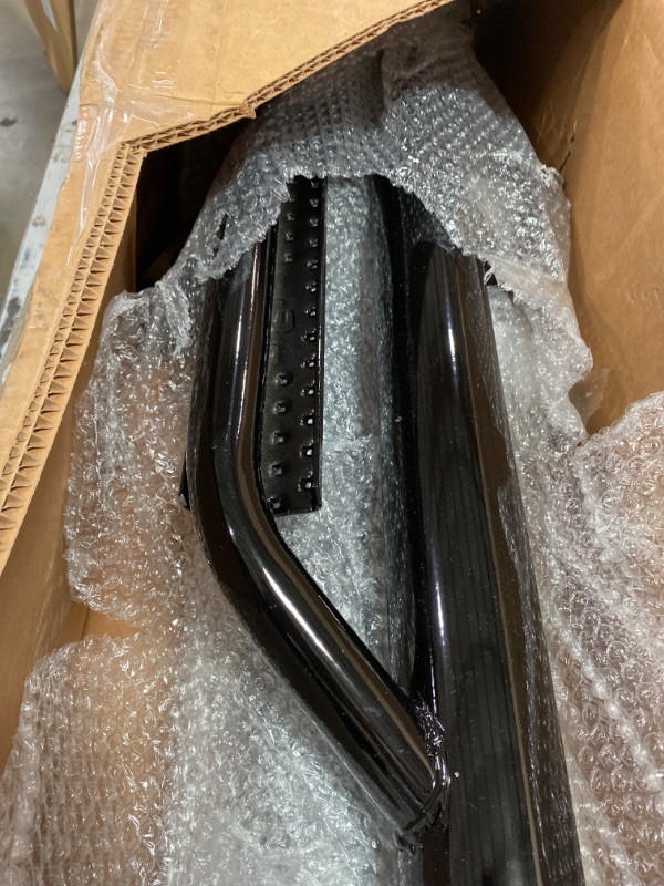 Photo 1 of ************MISSING MOUNTING HARDWARE************
RealTruck Nerf Steps for Dodge RAM | Cab Length, Heavy Duty Steel, Gloss Back | D9773XC | Fits 1994-2001 Dodge RAM 1500/2500/3500 Club Cab, SRW/DRW Gas/Diesel