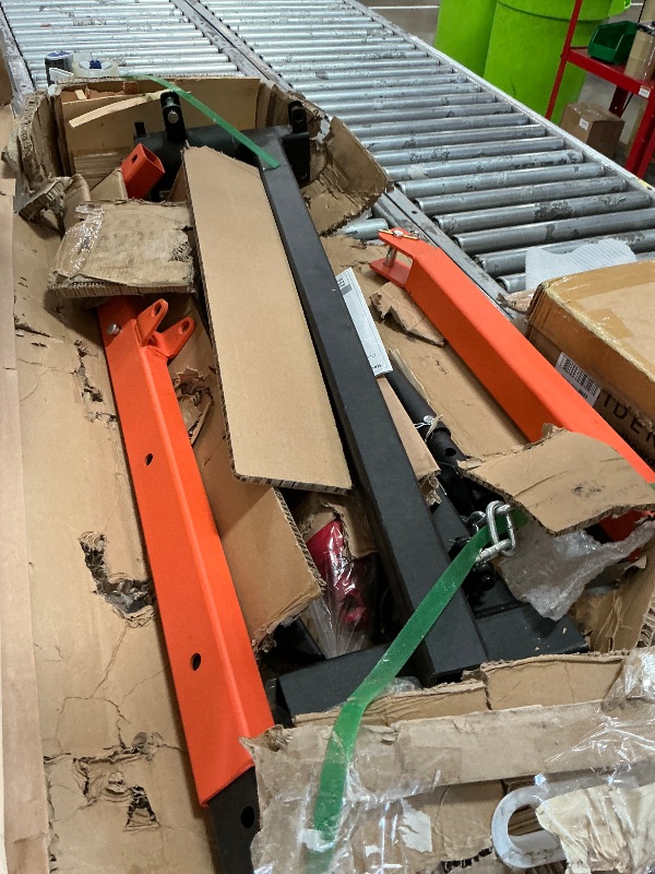 Photo 1 of 
Rugcel 1500 lb Stretchable Receiver Hitch Mounted Hydraulic Swivel Pickup Truck Crane, with Three Boom Capacities of 750 lb, 1000 lb and 1500 lb, is Used for Lifting Cargo in Industry, Construction