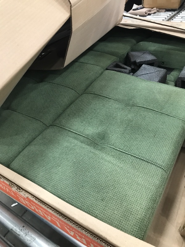 Photo 1 of **** PARTS ONLY****   COLAMY Futon Sofa Bed-Fabric Small Couch, Small Lounge Convertible with 2 Cup Holders, Removable Soft Armrest, Adjustable Backrest for Dorm/Bedroom/CollegeLPNRREQ2860160