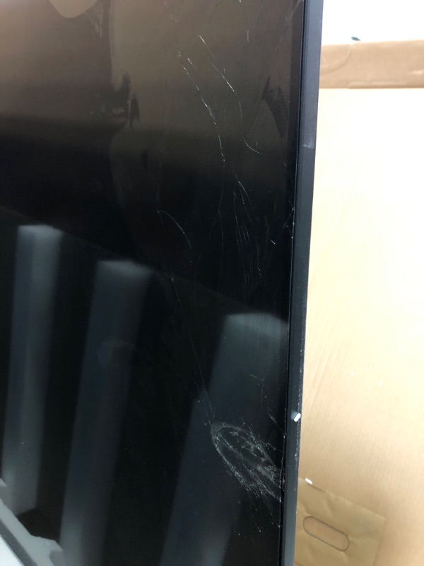 Photo 1 of *** BROKEN SCREEN, FINAL SALE ** TCL 98-Inch Q65 QLED 4K UHD Smart TV with Google TV (98Q651G, 2024 Model) Dolby Vision, Dolby Atmos, HDR Pro+, Game Accelerator Enhanced Gaming, Voice Remote, Works with Alexa, Streaming Television