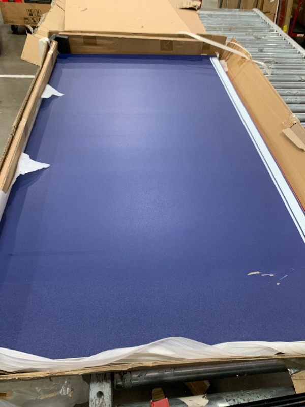 Photo 1 of *** see notes **JOOLA Indoor 15mm Ping Pong Table with Quick Clamp Ping Pong Net Set - Single Player Playback Mode - Regulation Size Table Tennis Table - Compact Storage Ping Pong Table