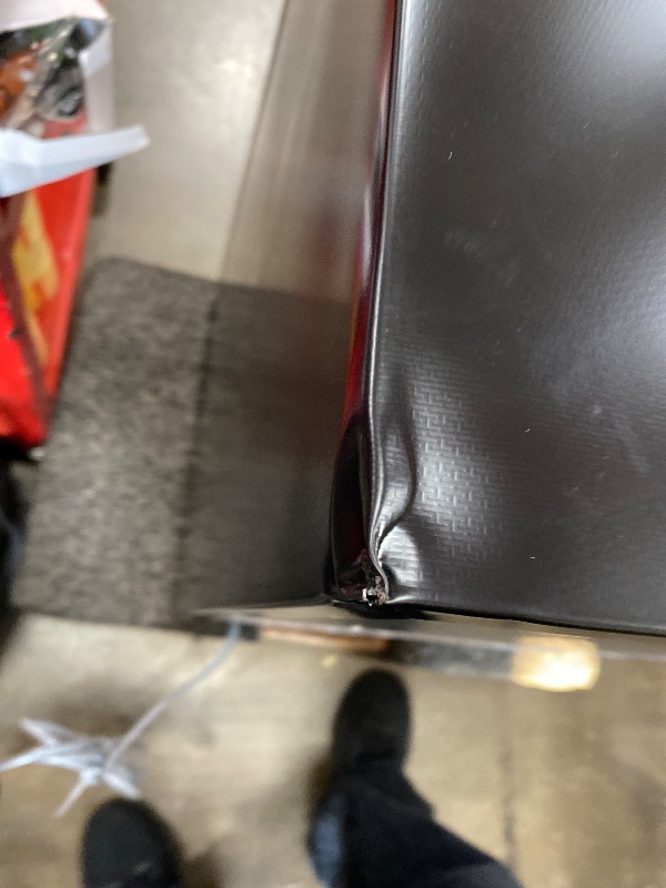 Photo 1 of ** damage **Danby DAR032B2SLM 3.2 cu. ft. Compact Fridge in Stainless Steel