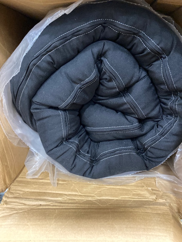 Photo 1 of ** only mattress **Mozaic Full Size 8-Inch Cotton Twill Gel Dual Memory Foam Futon Mattress, Black