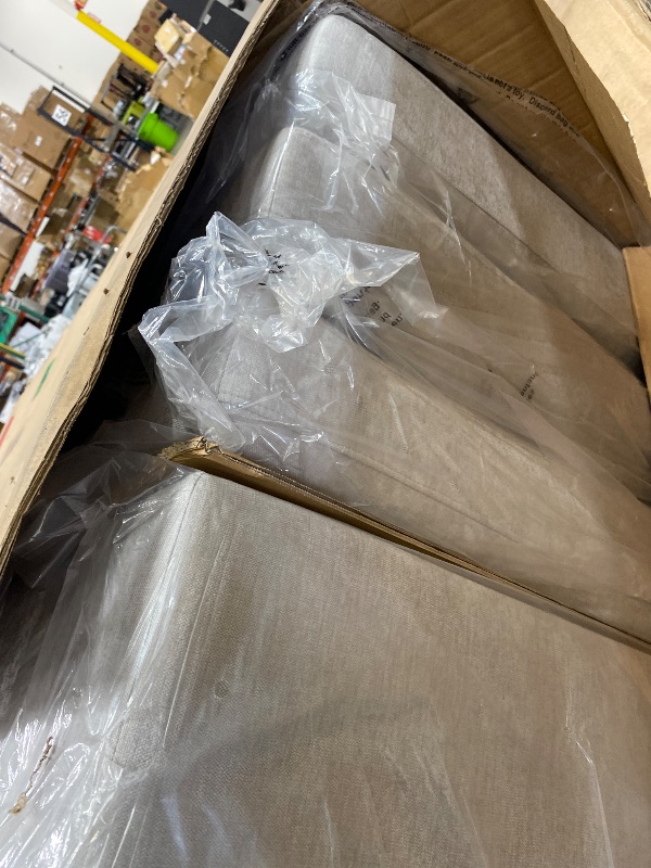 Photo 1 of ** set 2/4 and 3/4 only **Oversized Reversible Modular Sectional Sofa Couch Convertible Sleeper Sofabed with Movable Ottomans , 6 Seater Free Combination Chenille Upholstered Cushion Sofa&Couch w/ USB Ports for Living Room