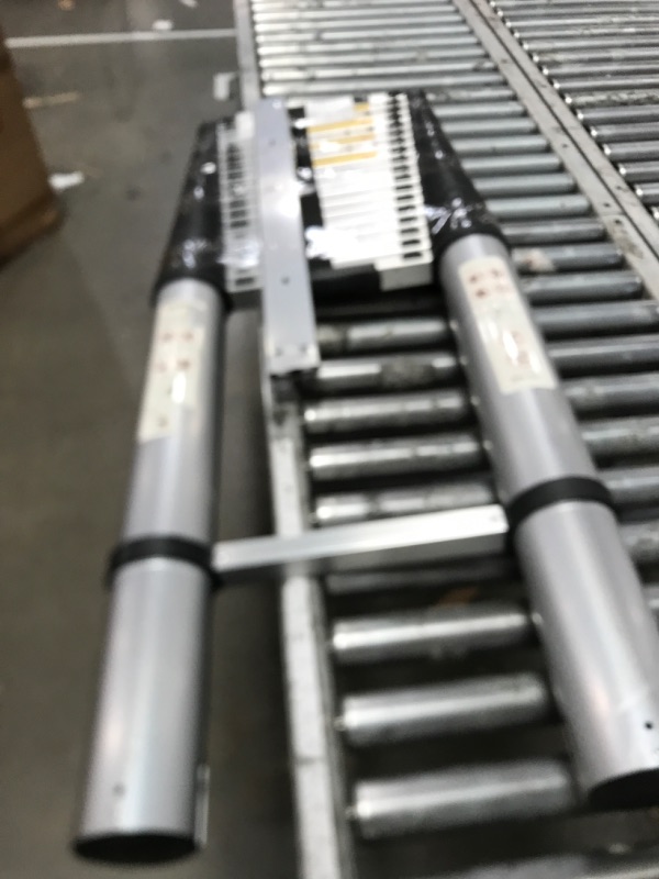 Photo 1 of **see notes **JADDUO Telescoping Ladder,27.9 FT Extension Ladder,Aluminum Lightweight Telescopic Ladder with 2 Triangle Stabilizers, Telescoping Attic Ladders RV Ladders for Travel