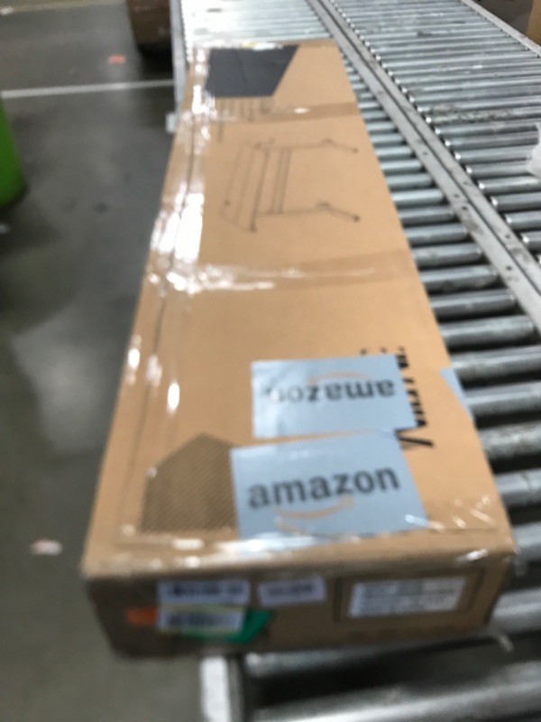 Photo 1 of **see note **Win Up Time Manual Standing Desk Height Adjustable - Portable Sit to Stand Home Office Desks - Non-Electric Rising Table with Hand Crank and Rolling Wheels - 55 Inch Black Whole Piece Wood Desktop