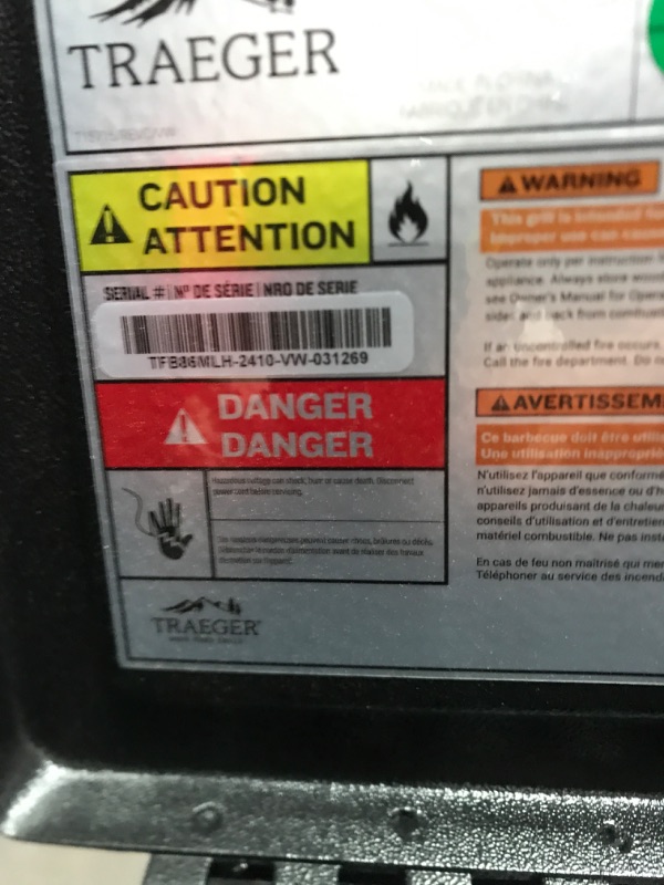 Photo 1 of **see note **Traeger Grills - Woodridge Pellet Grill - Black