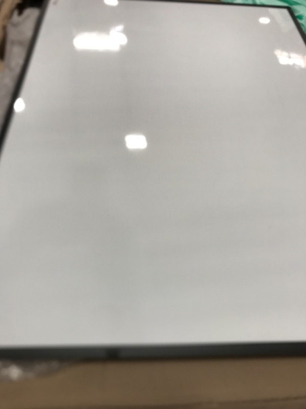 Photo 1 of **see note **VIZ-PRO Magnetic Dry Erase White Board, 48 X 36 Inches, Black Aluminium Frame