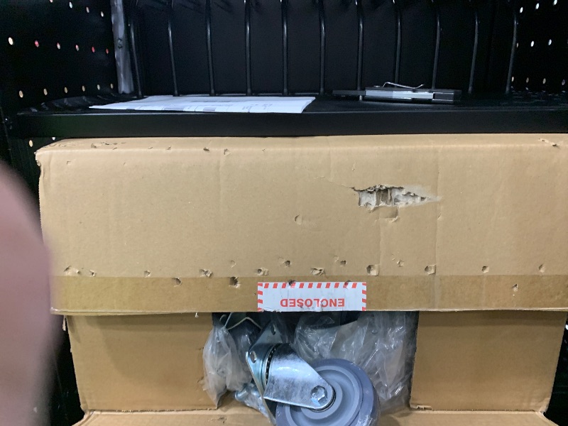 Photo 1 of **see note **Luxor LLTP24-B Laptop, Tablet, Chromebook Charging Computer Cart Made of Heavy Duty Steel, 1 Pack