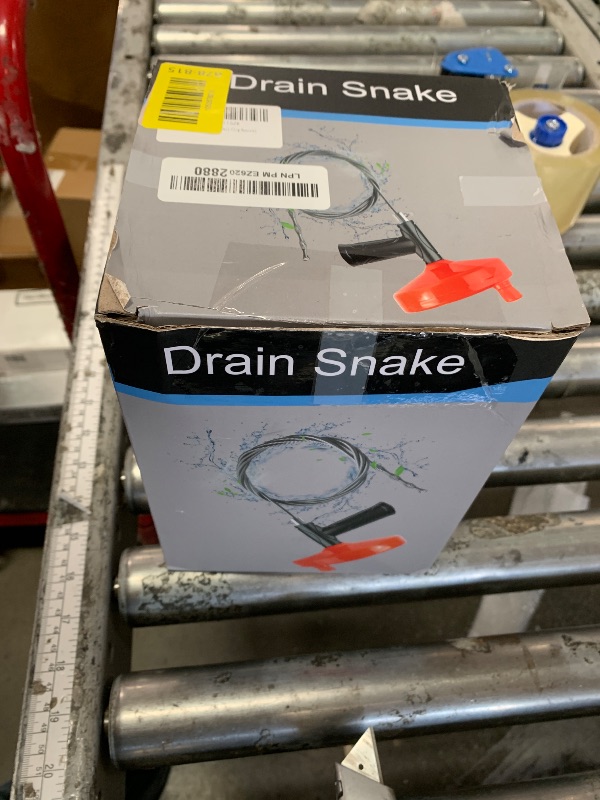 Photo 1 of *** HEAVY USE***    33 Feet Drain Snake Auger, Plumbing Snake Drain Hair Clog Removal Tool, Sink Unclogger Drain, Heavy Duty Toilet Snake Auger, Cleaner Tool for Bathroom Kitchen Tub Shower Drain Clog Remover with Gloves