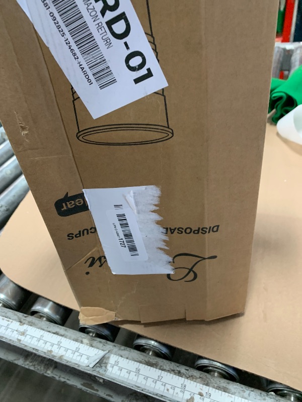 Photo 1 of (incomplete)(missing half or more) Lamosi 300 Pack 12 oz Clear Plastic Cups,12 Ounce Disposable Cups, Cold Drinking Cups for Party, Picnic, BBQ, Travel, Halloween, Christmas, Events