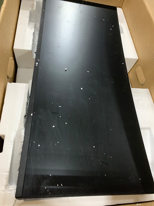 Photo 1 of **see note **LG 34GS95QE 34-inch Ultragear OLED Curved Gaming Monitor WQHD 1440p 800R 240Hz 0.03ms AMD FreeSync Premium Pro NVIDIA G-Sync HDMI 2.1 DisplayPort Tilt/Height/Swivel Stand White