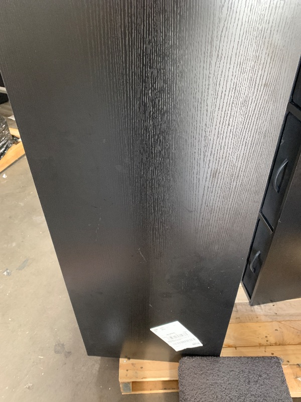 Photo 1 of **see note **Huuger Computer Desk with 6 Drawers, 47 Inch Office Desk with Shelves, Reversible Gaming Desk, Corner Desk with Storage, Work Desk for Home Office, Study, Living Room, Black