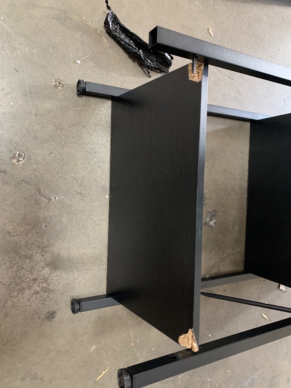 Photo 1 of **see note **Huuger Computer Desk with 6 Drawers, 47 Inch Office Desk with Shelves, Reversible Gaming Desk, Corner Desk with Storage, Work Desk for Home Office, Study, Living Room, Black