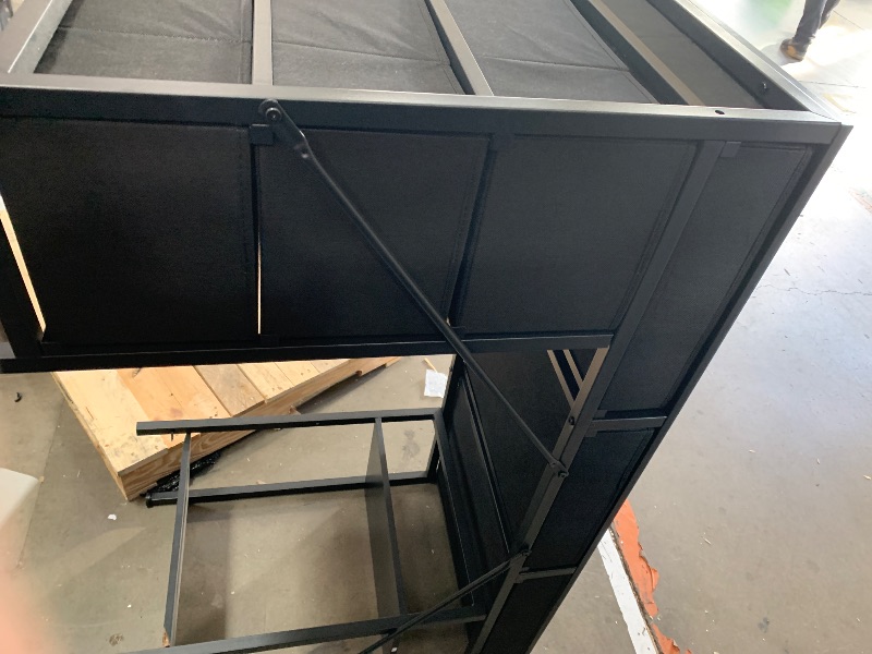 Photo 1 of **see note **Huuger Computer Desk with 6 Drawers, 47 Inch Office Desk with Shelves, Reversible Gaming Desk, Corner Desk with Storage, Work Desk for Home Office, Study, Living Room, Black