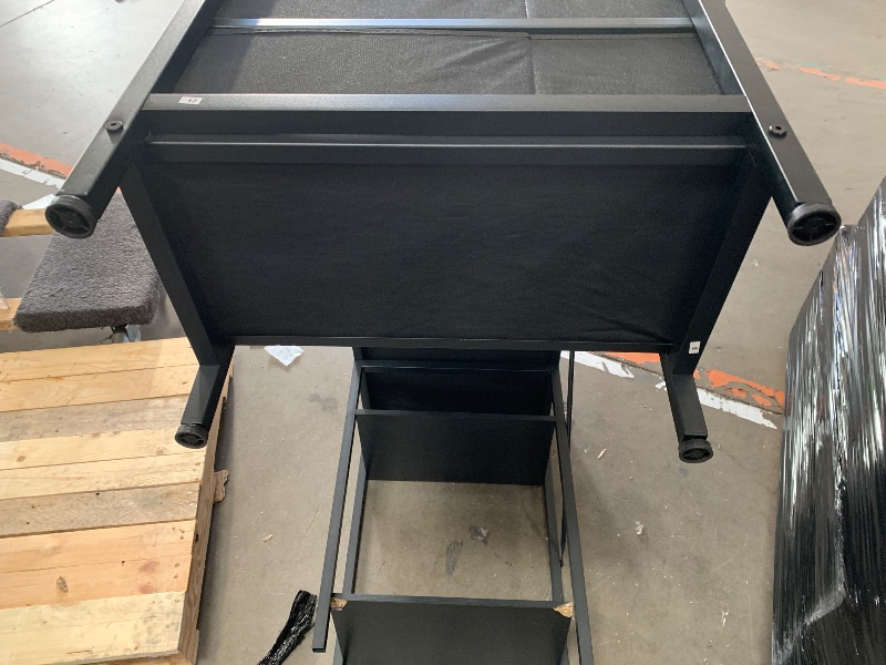 Photo 1 of **see note **Huuger Computer Desk with 6 Drawers, 47 Inch Office Desk with Shelves, Reversible Gaming Desk, Corner Desk with Storage, Work Desk for Home Office, Study, Living Room, Black