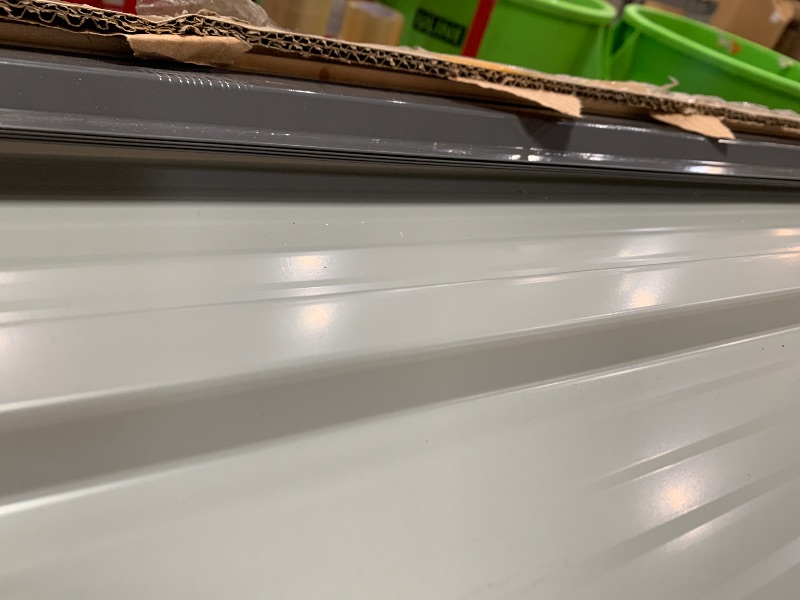 Photo 1 of ** not complete set **DWVO 10x10ft Metal Outdoor Storage Shed with Window, Lockable Tool Storage Sheds, Oversized Steel Garden Sheds with Sloped Roof for Backyard, Patio, Garage, Lawn, Gray & White