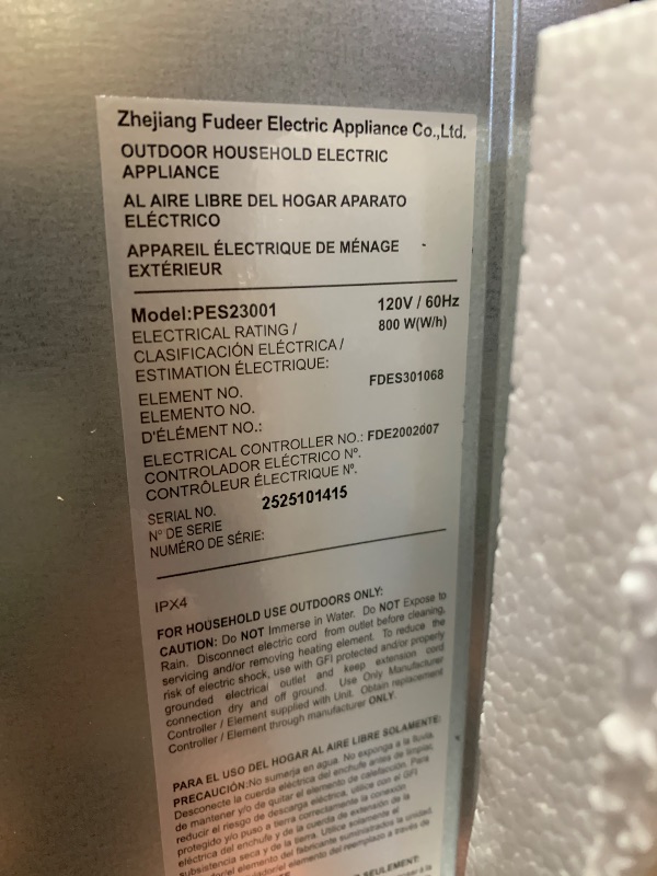 Photo 1 of **see note **EAST OAK 30" Electric Smoker for Outdoors | Built-in Meat Probe & Up to 6× Longer Smokes on a Single Load | Side Chip Loader for Uninterrupted Smoking | Bigger Batches with 725 sq in Cooking Area
