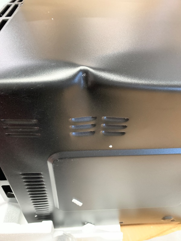 Photo 1 of **see note **SAMSUNG 1.2 cu. ft. Countertop Convection Microwave with Air Fry, Black Glass, MC12DB8700CKAA