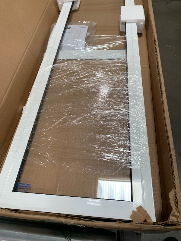 Photo 1 of *******************Missing pieces*******************
PetSafe Sliding Glass Pet Door - No-Cut DIY Install Doggy Door for Renters - Aluminum Frame - Adjustable Height 91 7/16" to 96" - Ideal for Medium Dogs Up to 40 lb - White