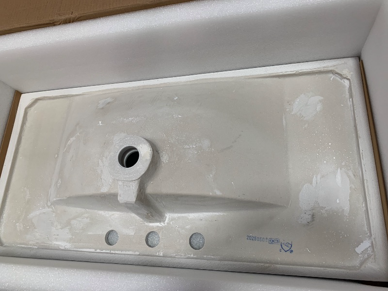 Photo 1 of (please see all images) 3-Hole Centerset Vanity Sink Top in Glossy White