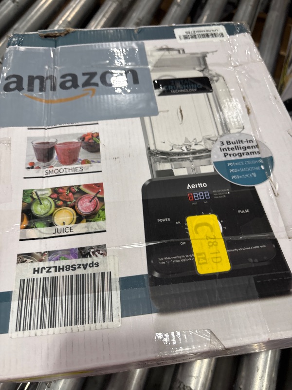 Photo 1 of ***DOESNT POWER ON PARTS ONLY***
Aeitto Blender, Blenders for Kitchen with 1500-Watt Motor, 68 Oz Large Capacity, Professional Countertop Blenders for Ice Crush, Frozen Drinks (Silver)