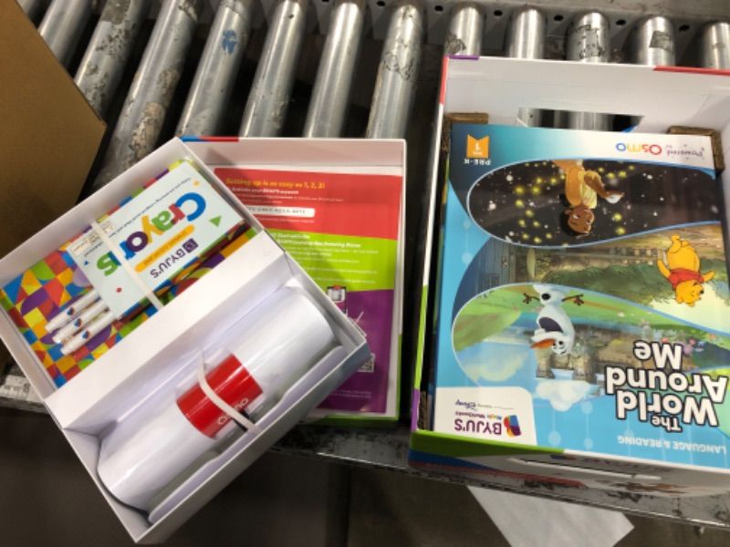 Photo 1 of BYJU’S Learning Kit: Disney, Pre-K Premium Edition (App + 9 Workbooks) - Preschool, Ages 3-5, Featuring Disney & Pixar Characters- Learn Numbers, Letters, Shapes & Colors - Osmo iPad Base Included