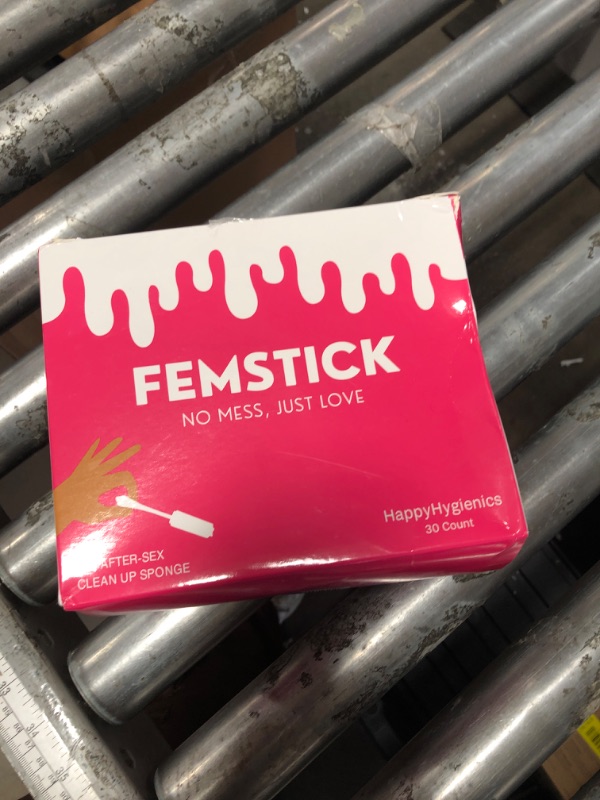 Photo 1 of [30 Pack] Happy Hygienics Post-Coital Sponges for Women - Femstick Ultra Absorbent After-Sex Clean-Up for Feminine Hygiene - Individually Wrapped Vaginal Sponge Offers Comfort & Ease of Use