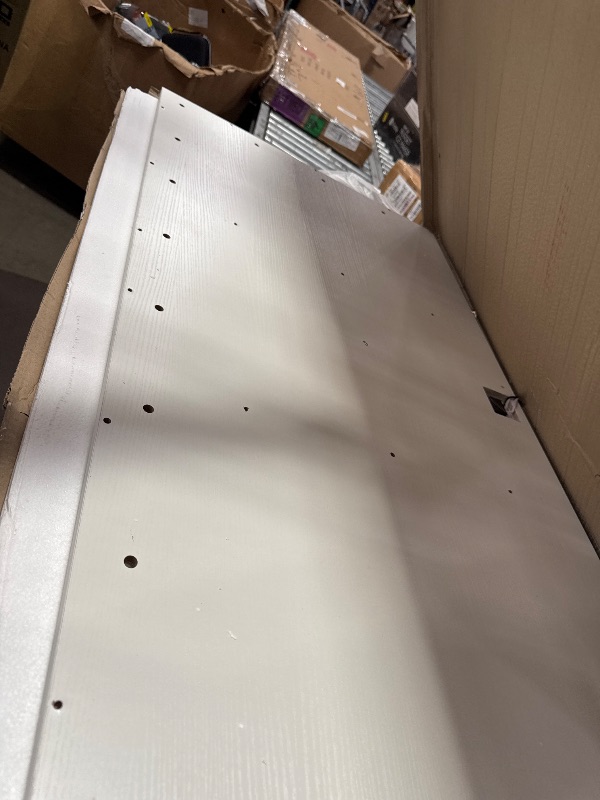 Photo 1 of *UNKNOWN BRAND** MISSING PARTS PREVIOUSLY ASSEMBLED* WHITE VANITY WITH MIRROR