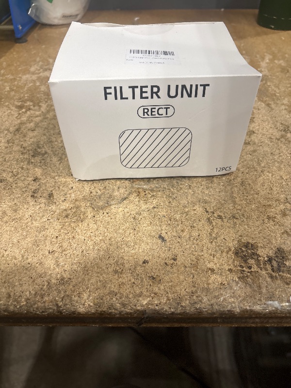 Photo 1 of 12 PCS Upgraded Pet Cat Kit Water Fountain Filters Unit Rect Fit For E versweet MAX 105 fl oz/3L Automatic Pet Fountain, Include Replacement Filters and Replaced Foam Pump Filter