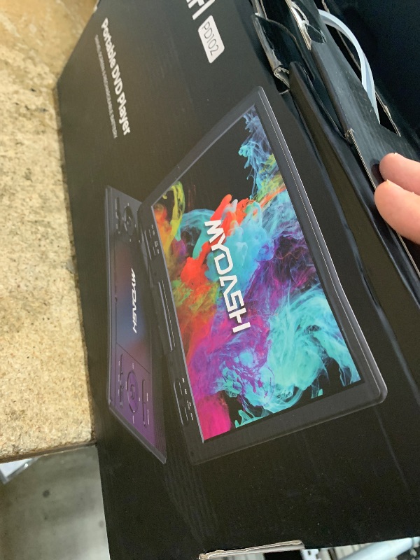 Photo 1 of MYDASH?14.9''?Portable? DVD? Player? with? 12.5" Swivel ?Screen?–?Rechargeable? Car? DVD? Player,? Portable &?Travel,? Region?Free ?Personal ?DVD ?Player? Portable,? USB/SD ?Support