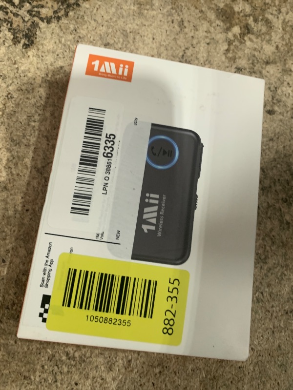 Photo 1 of 1Mii Bluetooth 5.3 Music Receiver for Car/Home Stereo, Aux Bluetooth Adapter for Car with Volume Control Supports Hands Free Calls, 16H Battery Life