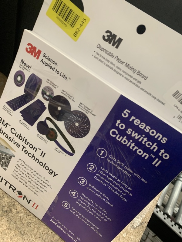 Photo 1 of 3M Disposable Paper Mixing Board 20382, Non Porous, Solvent Resistant, Non Soak, Large Sheet, 10 in x 13 in, 100 Sheets/Board