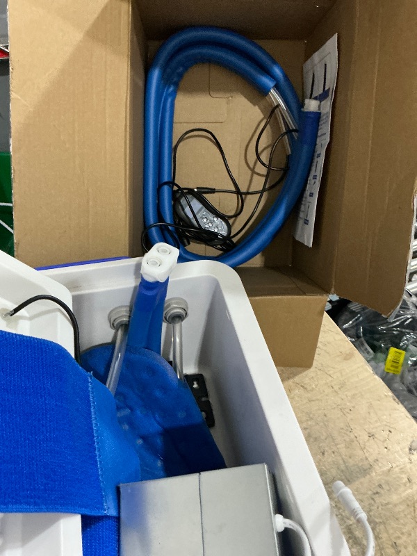 Photo 1 of **MISSING POWER CORD**Cold Therapy Machine System with Universal Pad for Hip, Back, Knee After Surgery Recovery, Ice Machine with Programmable Timer Remote Control, Large Compression Pad for Hip Bursitis, Hip Flexor Pain.