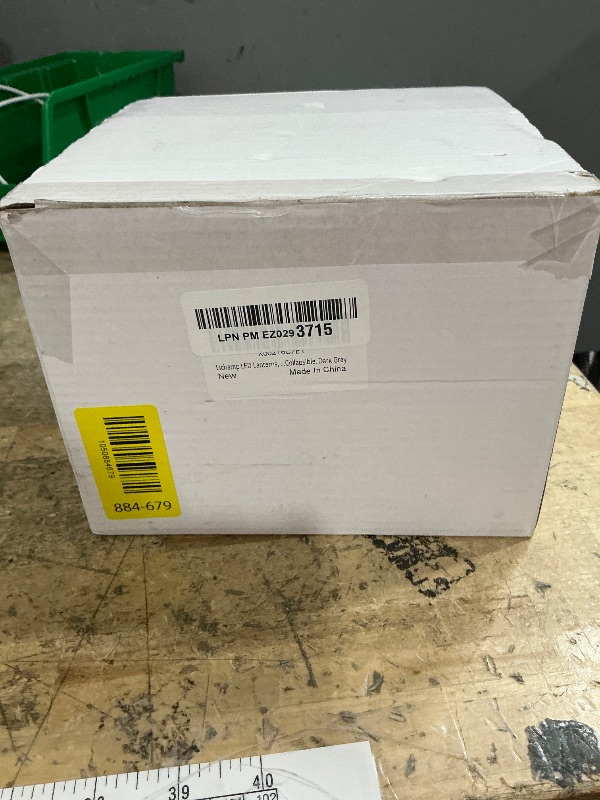 Photo 1 of **HAS A DENT IN THE BASE**  Lichamp LED Camping Lantern, 4 Pack Battery Powered Flashlight for Power Outages, Portable Collapsible Hanging Light Essential for Home, Outdoor, Emergency Lamp Survival Kit Gear for Hurricane, Gray