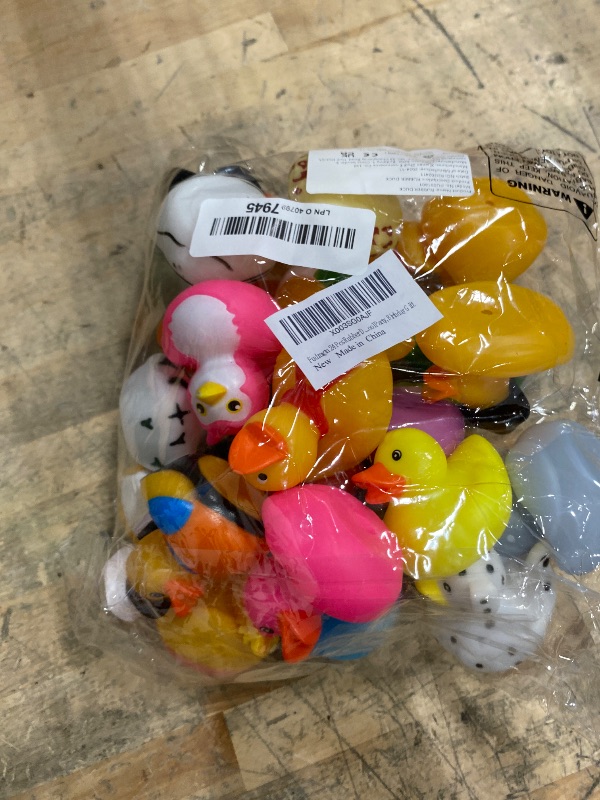 Photo 1 of 24 Pcs Rubber Ducks for Jeep Ducking, 2.75 Inch Assorted Floater Jeep Ducks for Ducking for Kids, Baby Rubber Ducks in Bulk Bath Toy, Party Favors, Baby Birthday Shower Classroom Gifts