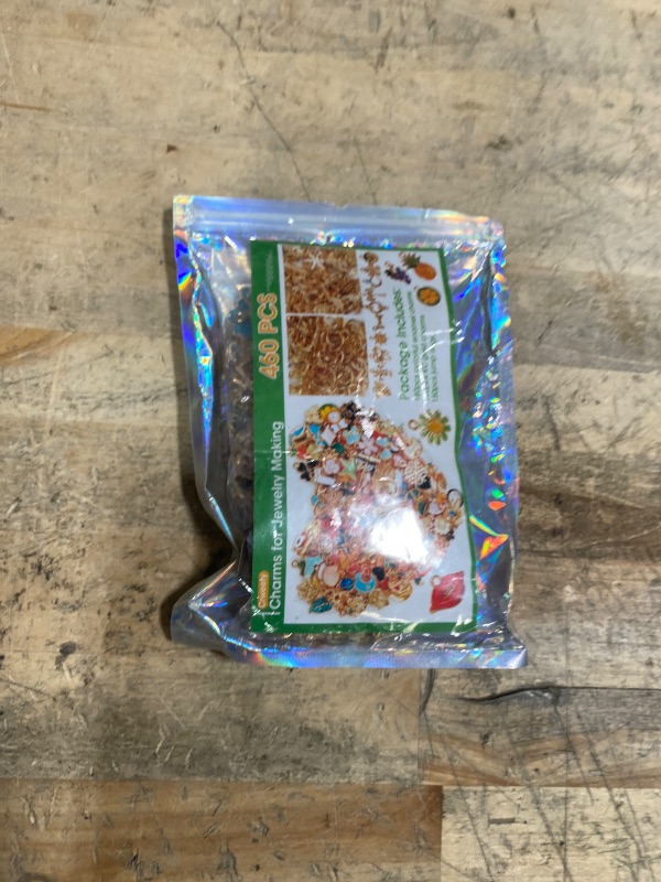 Photo 1 of 460Pcs Charms for Jewelry Making, Assorted Wholesale Mixed Color Plated Bracelet Charms, Pendants Earring Charms for Bracelets Necklace Keychain DIY Crafting