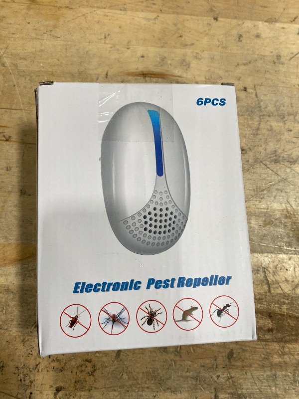 Photo 1 of 2025 Upgraded Ultrasonic Repellent Indoor, Mouse Traps Insert Plug in, Pest Control Repellent Ant,Roach,Rodent, Mouse, Bugs, Mosquito, Spider, for Home, Office, Warehouse 6 Packs
