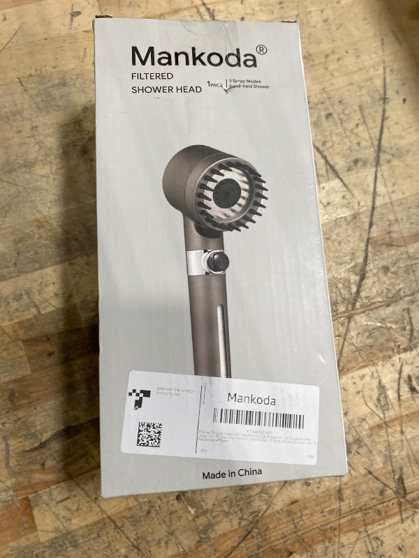 Photo 1 of **UNKNOWN DAMAGES/MISSING PIECES**  Filtered Shower Head with Handheld & High Pressure - Ion Drops Shower Head with 75" Stainless Hose for Hard Water | 3 Spray Modes Shower with 10 Replaceable Filters