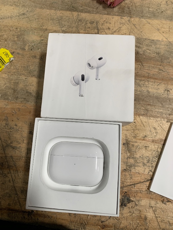 Photo 1 of  ** ACCOUNT LOCKED ***Apple AirPods Pro 2 Wireless Earbuds, Active Noise Cancellation, Hearing Aid Feature, Bluetooth Headphones, Transparency, Personalized Spatial Audio, High-Fidelity Sound, H2 Chip, USB-C Charging